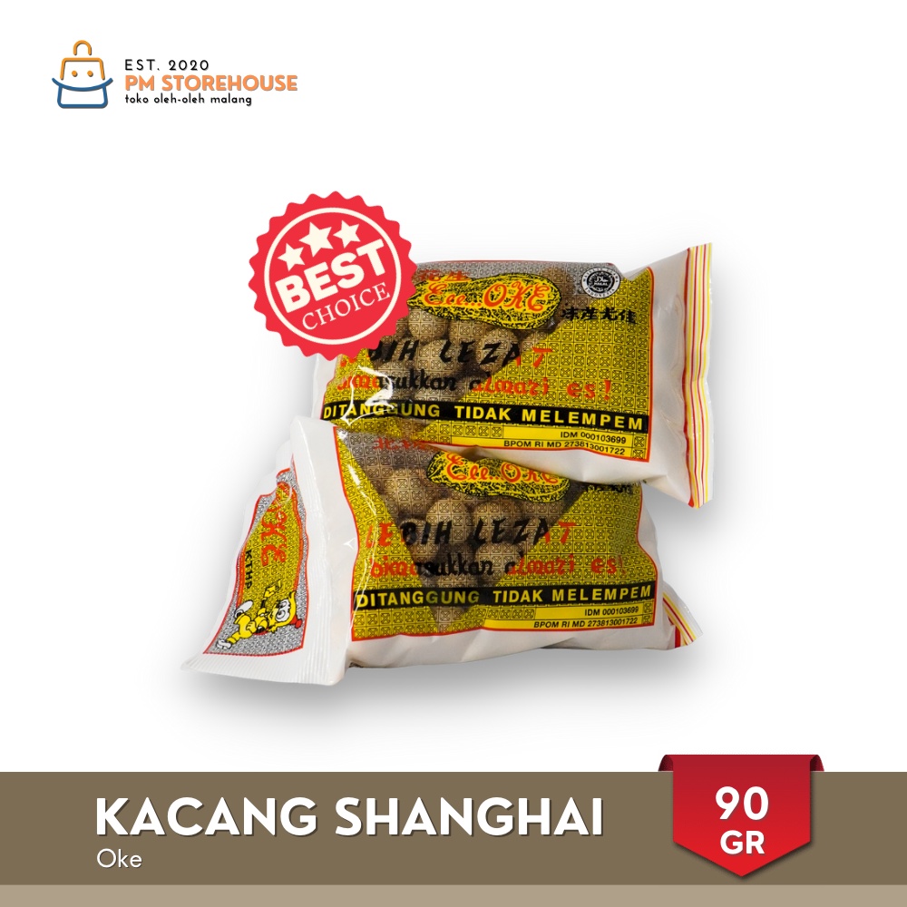Kacang Shanghai Oke Malang - Kemasan Kecil