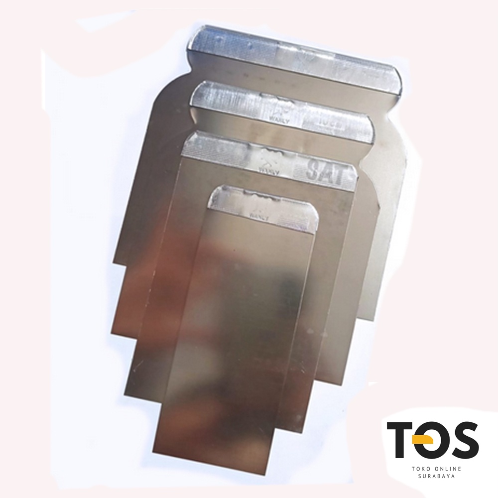 Kapi Cat SET Pisau Dempul Set Kapi Cat Stenlis Slipper Dempul 4pcs Kapi Cat Stainless Higt Quality W