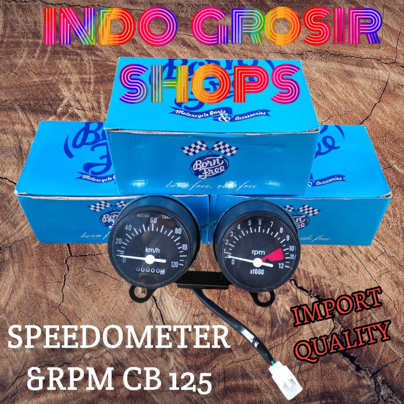 Speedometer spido spedo CB 125 CB100 custom japstyle caferacer dll