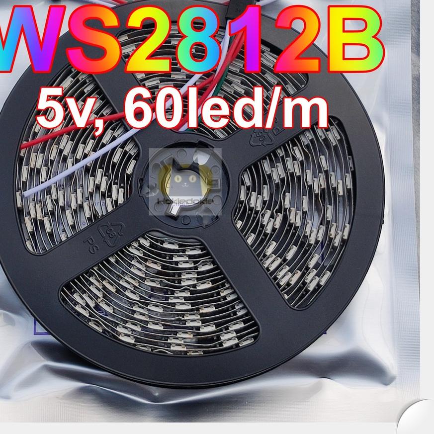 ➵ Led strip RGB WS2812b WS2812 5v 5m 60led/m ip20 indoor Led Rapat ➬