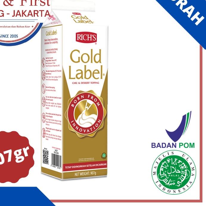 

☃ Rich Gold Label Whipping Cream 907 gram ➲