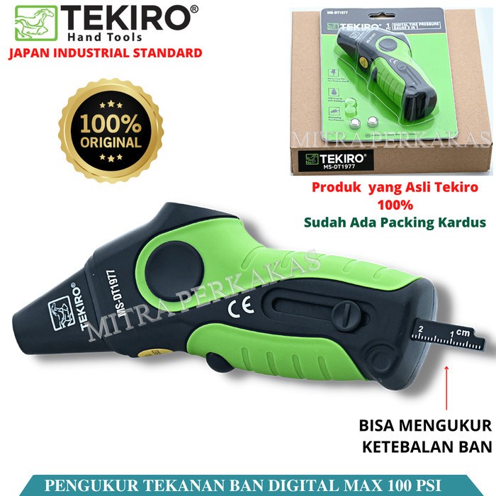 Alat Pengukur Tekanan Angin Ban Digital TEKIRO
