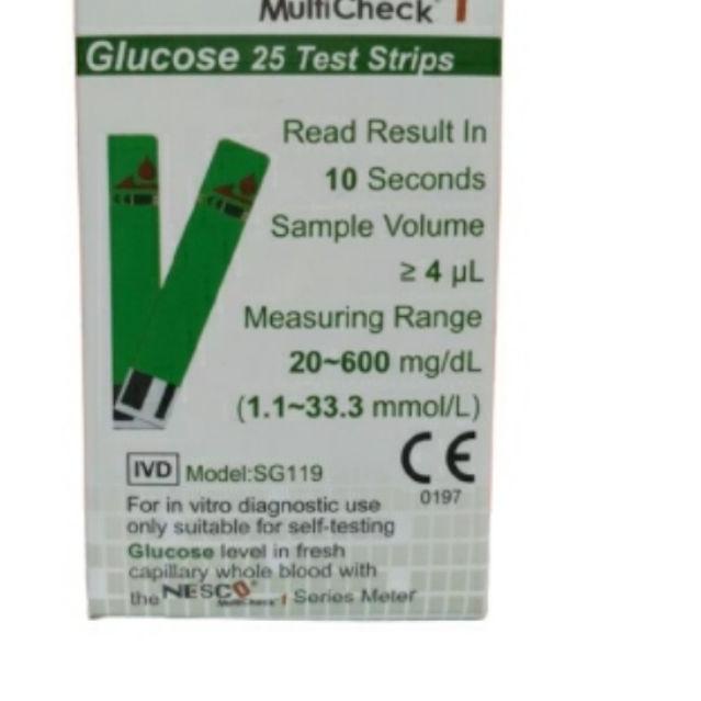 ♗ Strip Gula Darah Nesco Stik Gula Darah Nesco Strip Glukosa Nesco ►