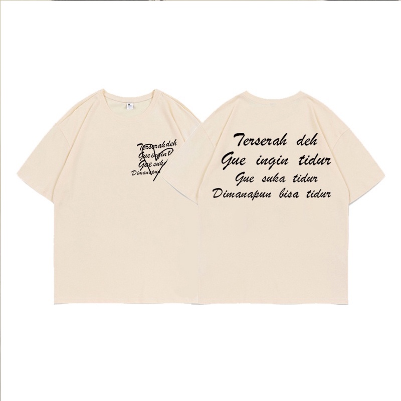 baju atasan wanita kekinian letter motif oversize printed t-shirt import lengan pendek kaos puith ootd