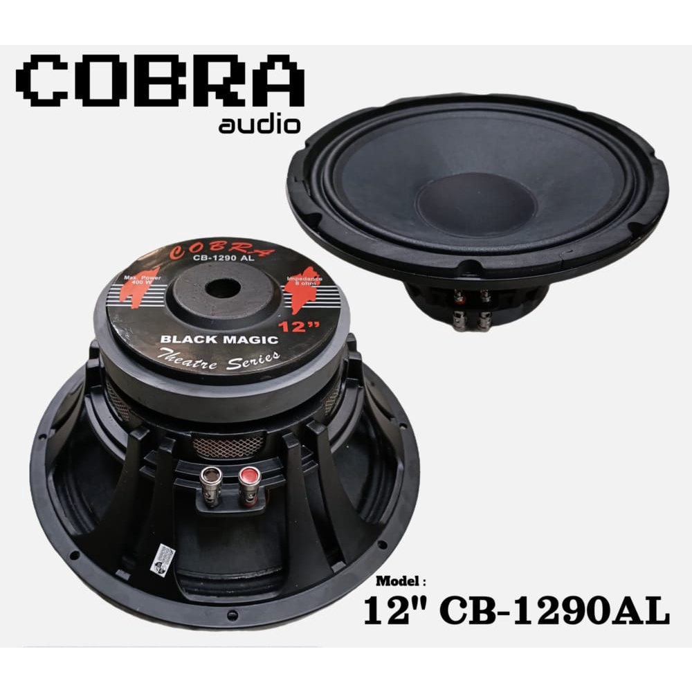 KOMPONEN SPEAKER COBRA CB-1290AL SPEAKER 12 INCH CB 1290 AL