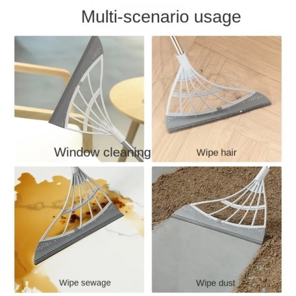 NEW Sapu Karet Silikon Magic Wiper Broom - Sapu Pel Silicone Karet - Sapu Karet