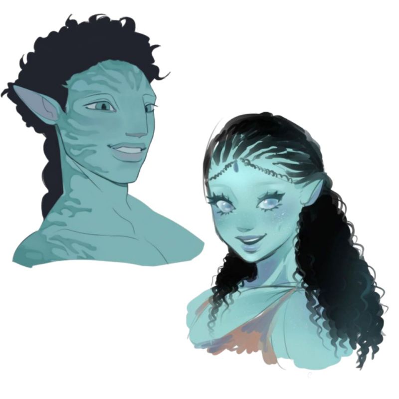 

IHANALICIOUS Butter Cookies tema Avatar Movie (kukis hias karakter)