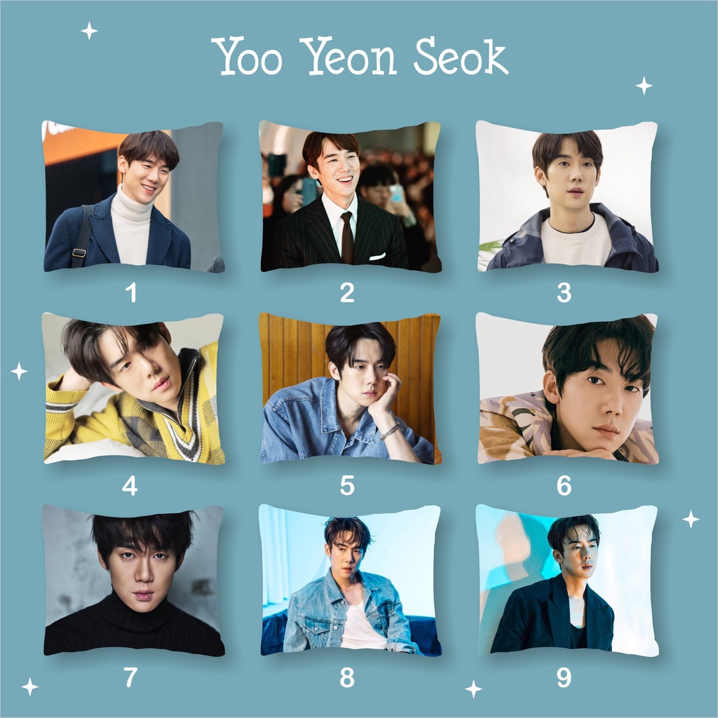 Bantal Aktor Korea LEE JUNHO LEE JAE Wook, Park Jihoon Hwang Minhyun , Yoo yeon seok