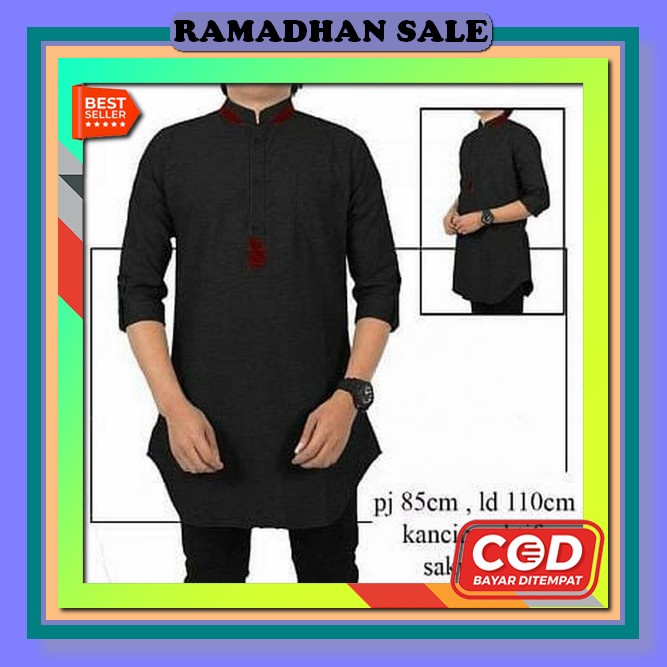 Baju Muslim Remaja Sampai Dewasa Lengan Panjang Terbaru 2021 Koko Syubanul Baju Lebaran Pria Murah B