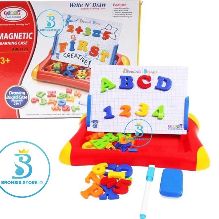 

ⅎ BRONSIS - MAINAN EDUKASI MAGNETIC LEARNING CASE - PAPAN TULIS MAGNET 5580 ♠