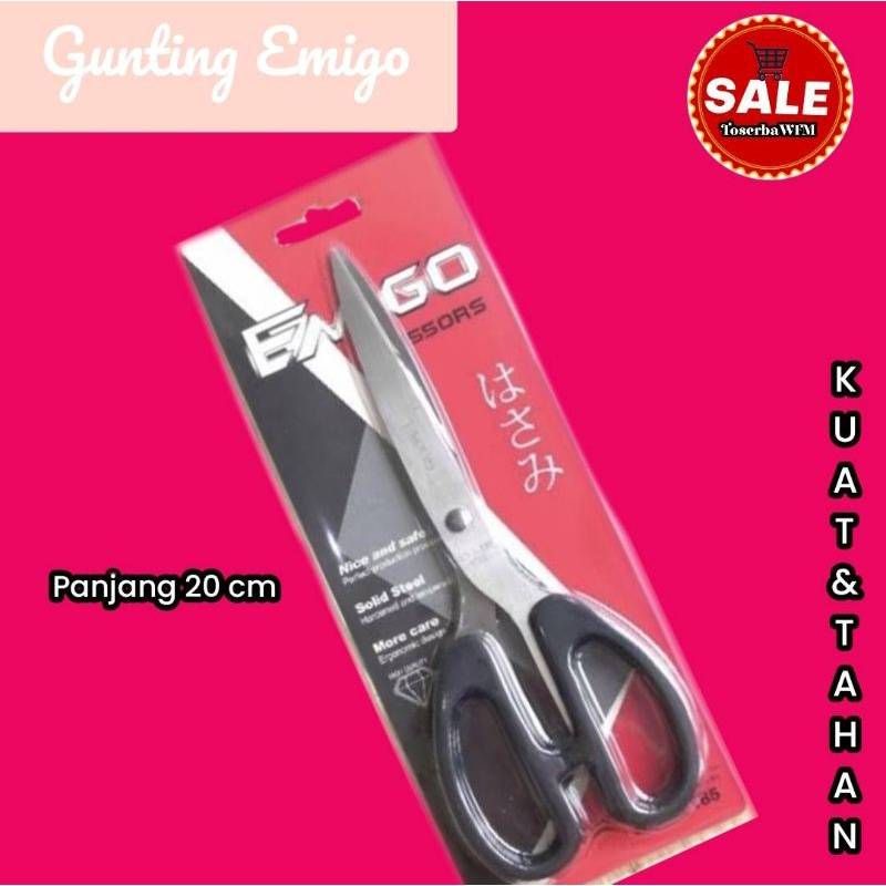 

Gunting Besar Tajam Merk Emigo, panjang 20cm