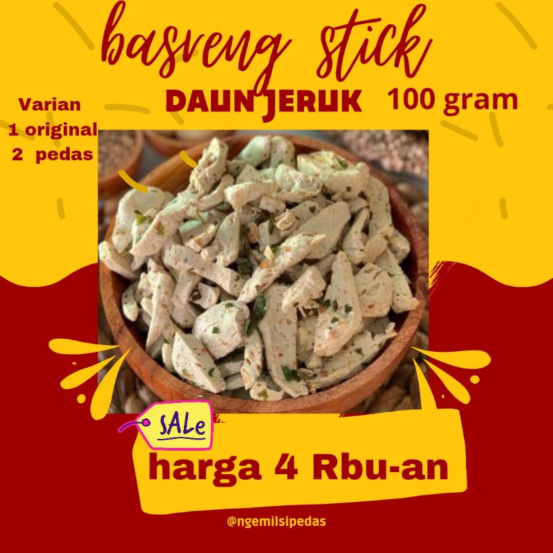 

basreng stick viral pedas daun jeruk (100 gram)