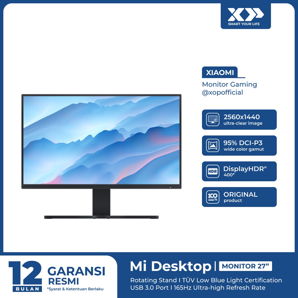 Mi Desktop Monitor 27&quot; FHD 75Hz IPS - Garansi Resmi