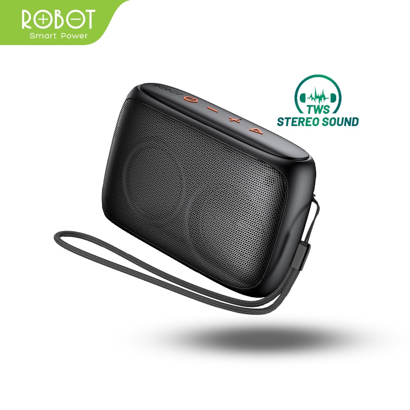 ROBOT Speaker Bluetooth Mini Portable Ringan Wireless Bass Super Tipe RB110 Micro SD USB Original Ga