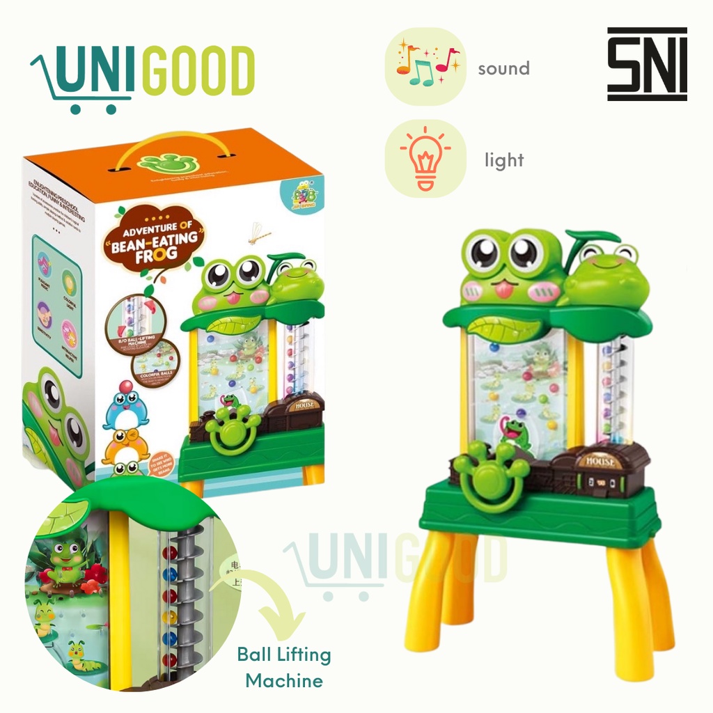 UNIGOOD - Catching Ball Machine Mainan Edukasi Anak Tangkap Bola Kado