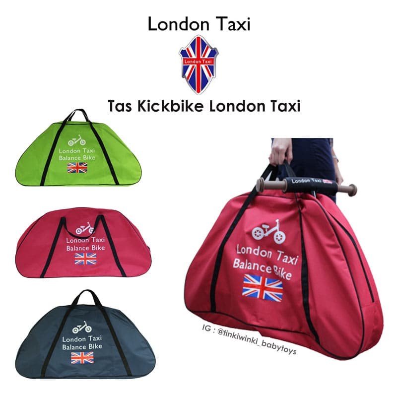 London Taxi Kick Bike + Bag + Protector Pelindung Lutut
