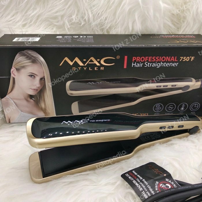 Catokan Catokan Rambut Salon Smoothing Mac Gold Styler