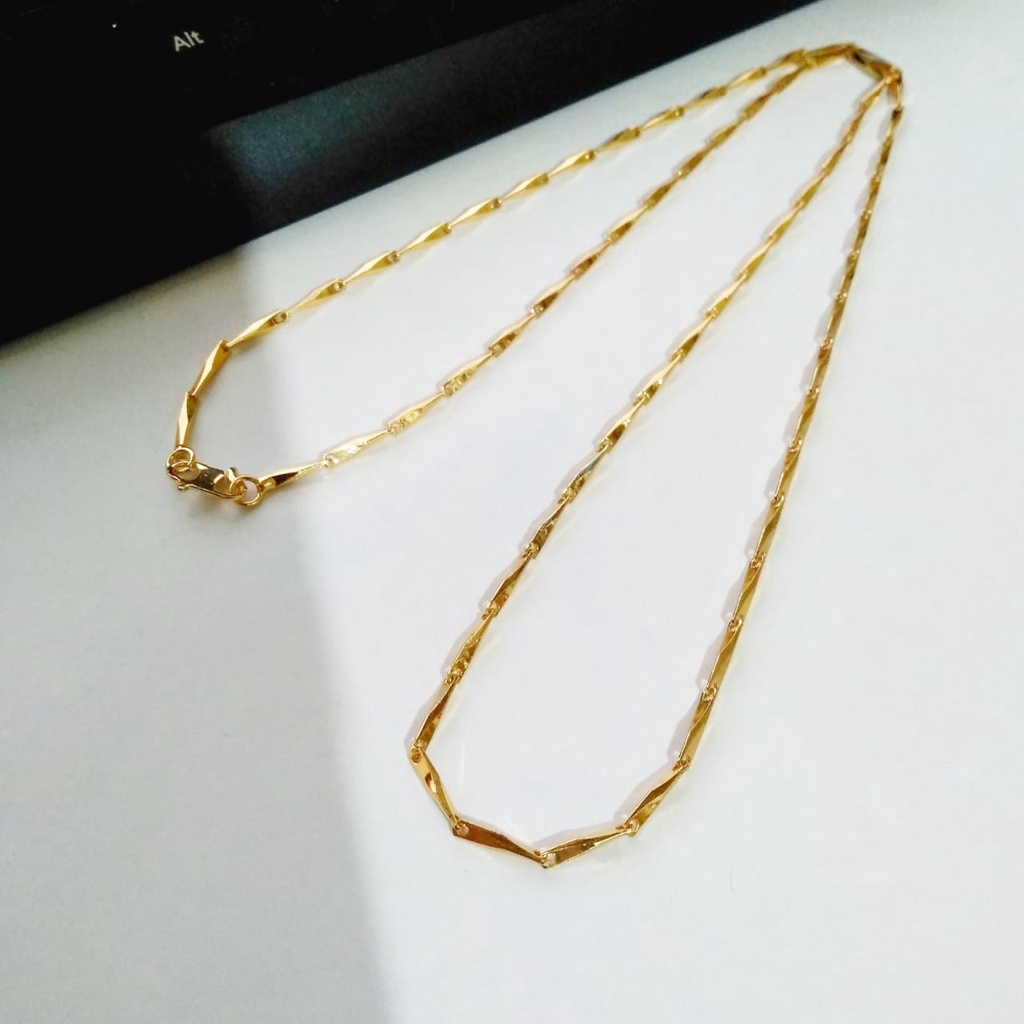 AV08 Grosir Kalung Rantai Motif Padi Kalung Dewasa