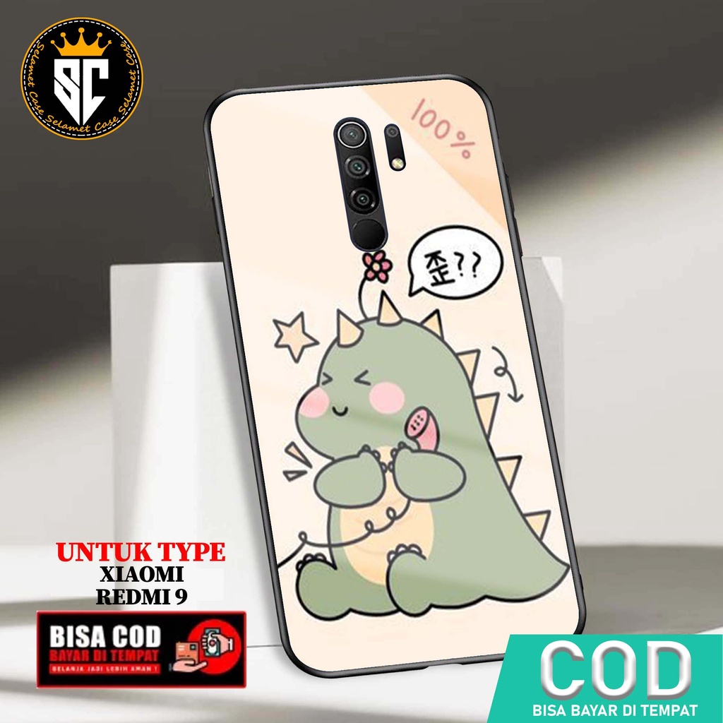 Case Xiaomi Redmi 9 Casing Xiaomi Redmi 9  Selamet Case [DINO] Case Glossy Case Aesthetic Custom Cas