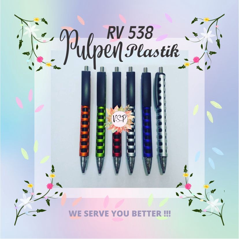

Pulpen Plastik RV 538 / Souvenir Wedding Seminar kit Murah