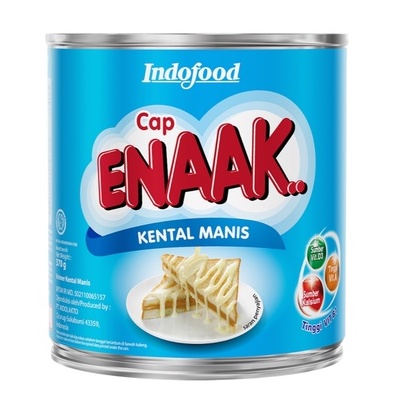 

susu kental manis indofood enaak kemasan kaleng 370 gr