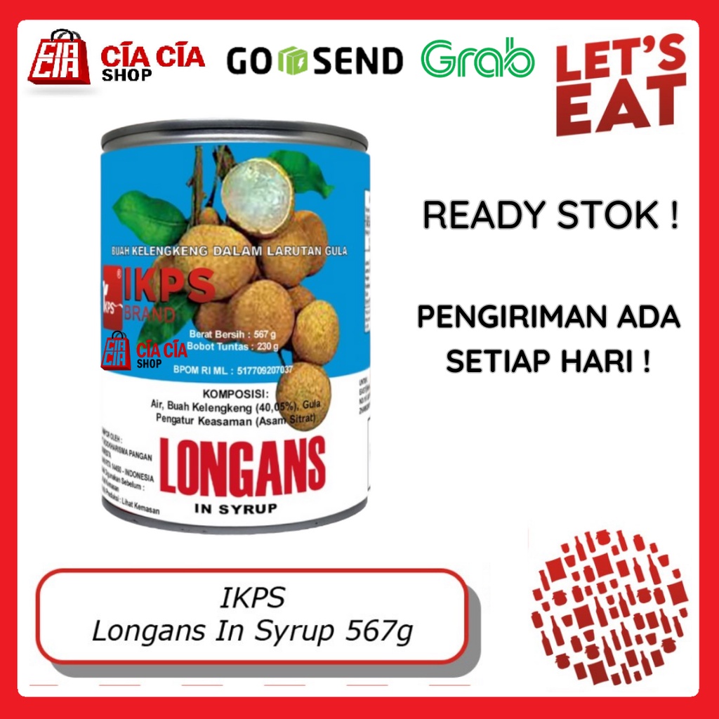 Longan Kaleng Longans in Syrup Kelengkeng Kalengan Lengkeng Kaleng 567g