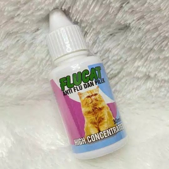 Flu Cat 30ml - Obat Flu & Pilek Kucing FluCat Antibiotik Kucing CatFlu