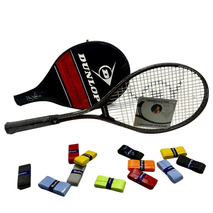 ✿ BISA COD✿ Raket Tenis Tennis Racket Dunlop McENROE AUTOGRAPH 1