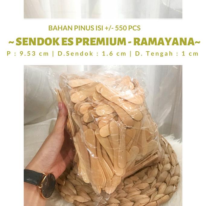 ___] KAYU ES KRIM - SENDOK KAYU - JUAL SCOOP ES KRIM