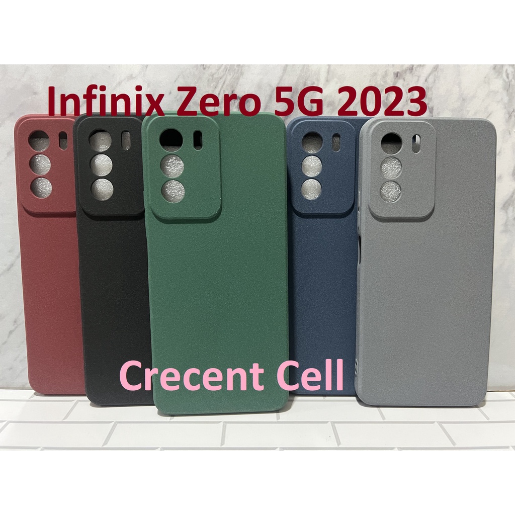 Soft Case Silikon Infinix Zero 5G 2023 Slim Matte Silikon Sandstone
