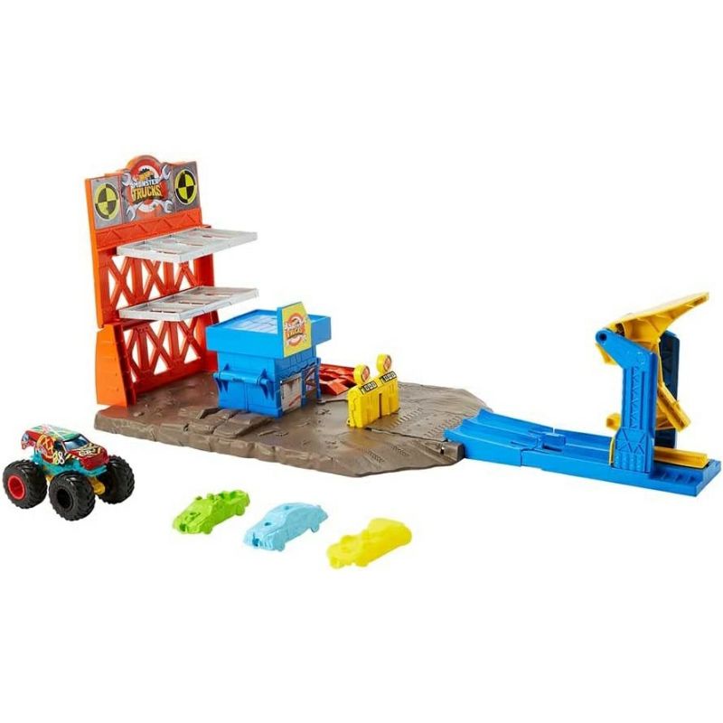 Hotwheels Monster Truck BLAST STATION .Track Play set Demo Derby.Original.