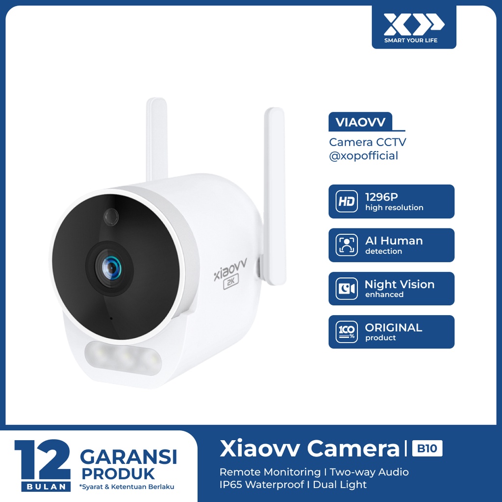 Xiaovv Security Camera B10 1296P CCTV IP Camera Outdoor Original