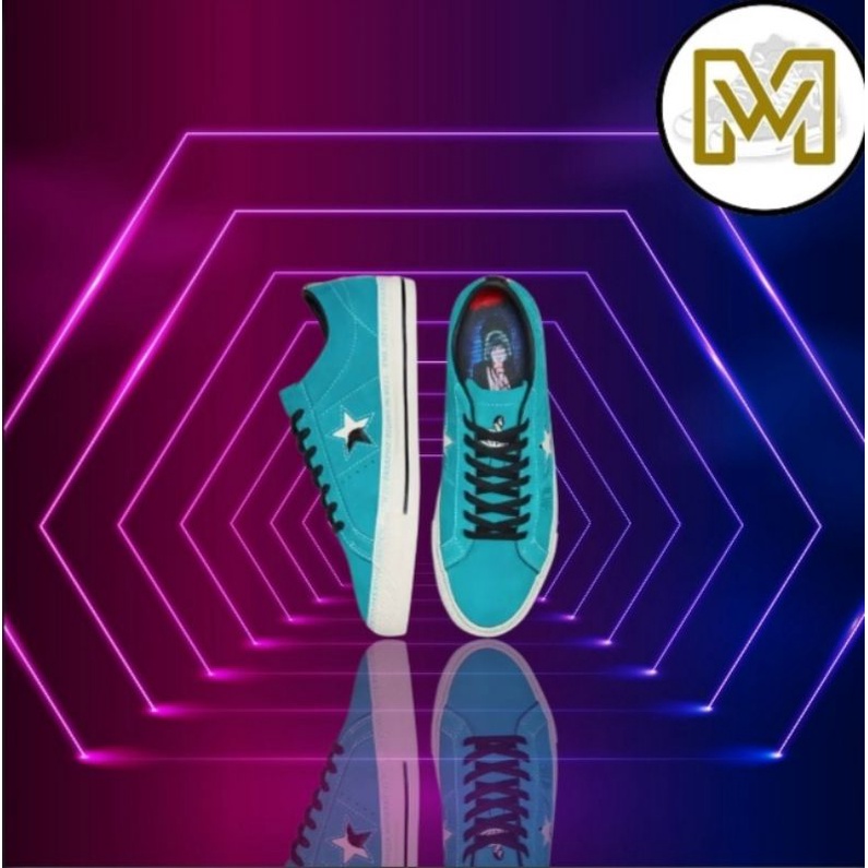 Converse Cons - One Star Pro OX Sean Pablo "Paradise" (Rapid Teal/Black/Egret)