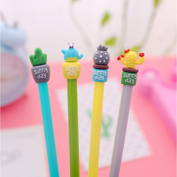 

Pena Karakter Kaktus Pulpen Cactus Karakter Lucu Warna Warni Bolpen Cute Tinta Gel Alat Tulis Kantor Sekolah Murah Import_INV