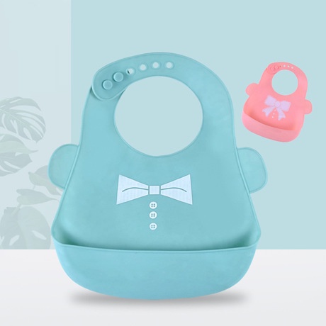 Slabber silikon silicone Celemek makan bayi BIB baby waterproof anti air