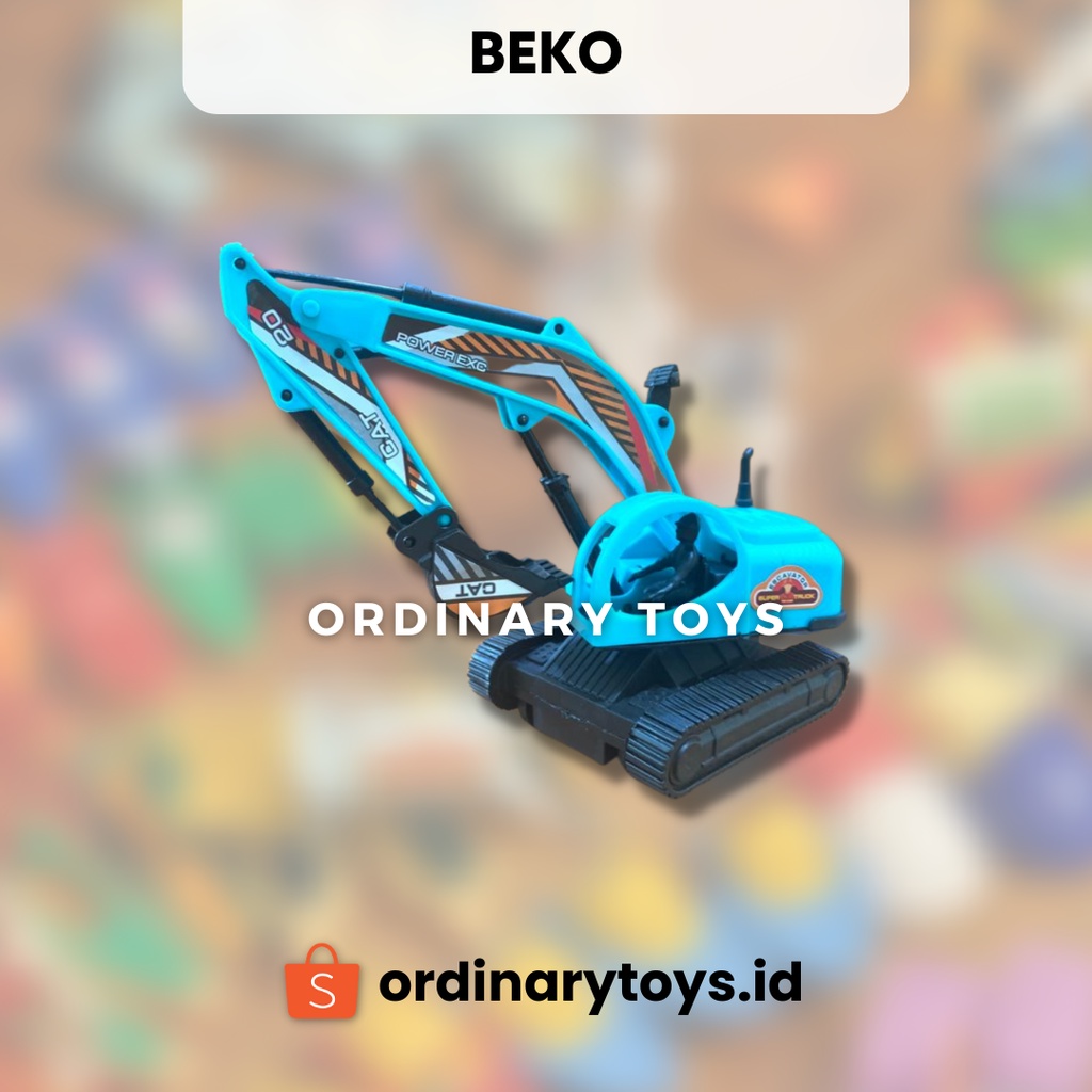 MAINAN ANAK BEKO / EXCAVATOR BESAR / MAINAN KONSTRUKSI