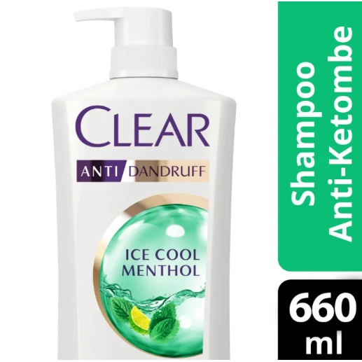 Shampoo Clear Ice Cool Menthol /  Complete Soft Care 660ml Anti Dandruff Shampo 660 ml tinytan