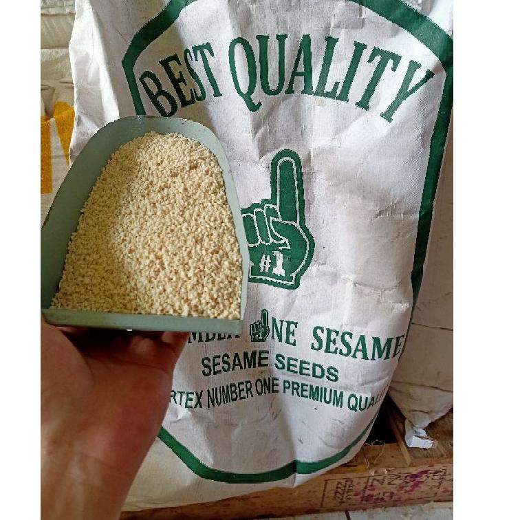 

☼ Wijen Putih Import 1kg kilo Sesame Seed Premium Quality Fresh Onde Onde DLL ➪