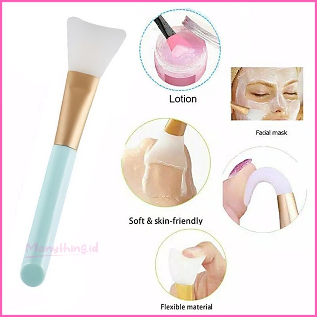 Brush Makeup Silikon / Kuas Masker Silicone / Facial Face Mask Gel Termurah