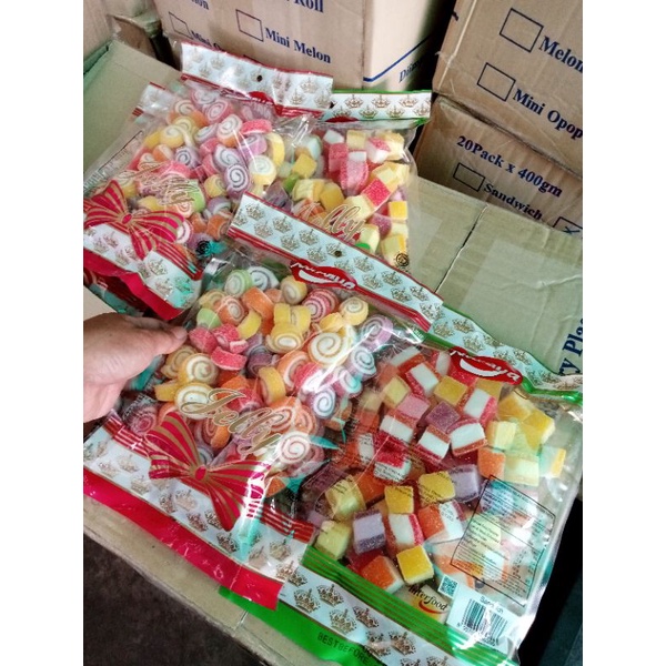 

NARAYA JELLY GULA ANEKA RASA 400GRAM/CEMILAN PERMEN LUNAK/PERMEN JELLY