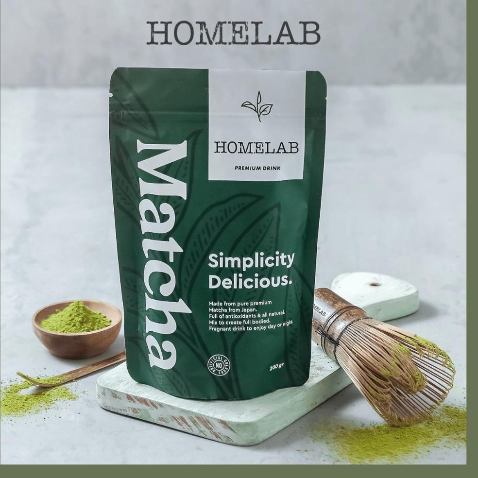 

[KODE 1920] Homelab Bubuk Minuman Matcha Premium / Greentea Matcha Powder - 200 Gr