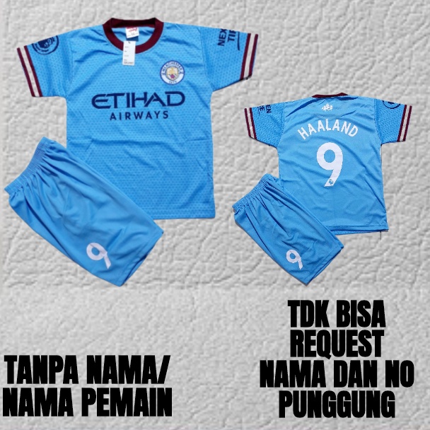 SETELAN BAJU BOLA ANAK MANC CITIY USIA 0-13THN