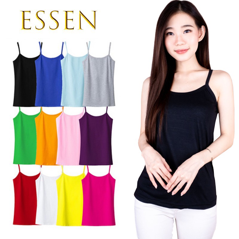 Tangtop premium Wanita Zamzam BEE  / Tanktop ESSEN Tali Kecil / Tank Top / Singlet Wanita Exxen