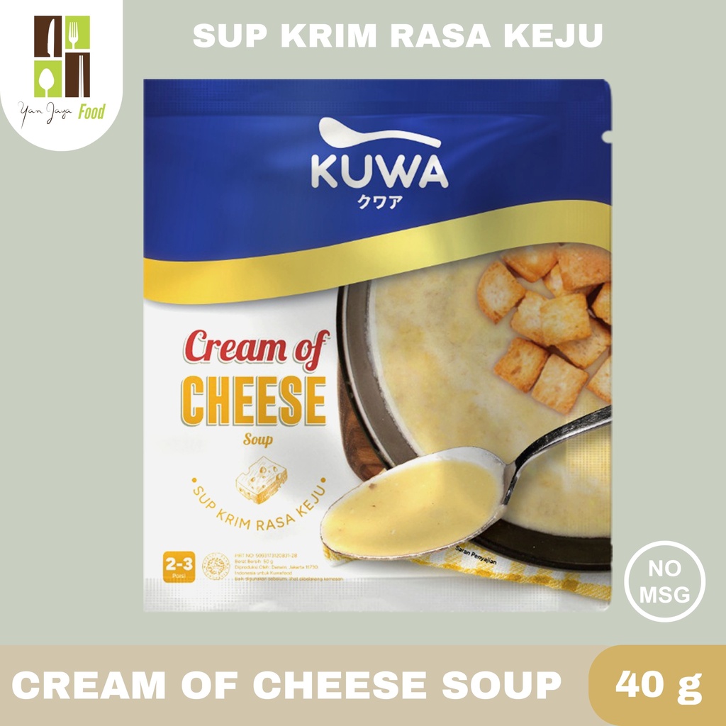 Kuwa Cream Soup / Sup Krim/ Rasa Cheese/Keju /Truffle 40g