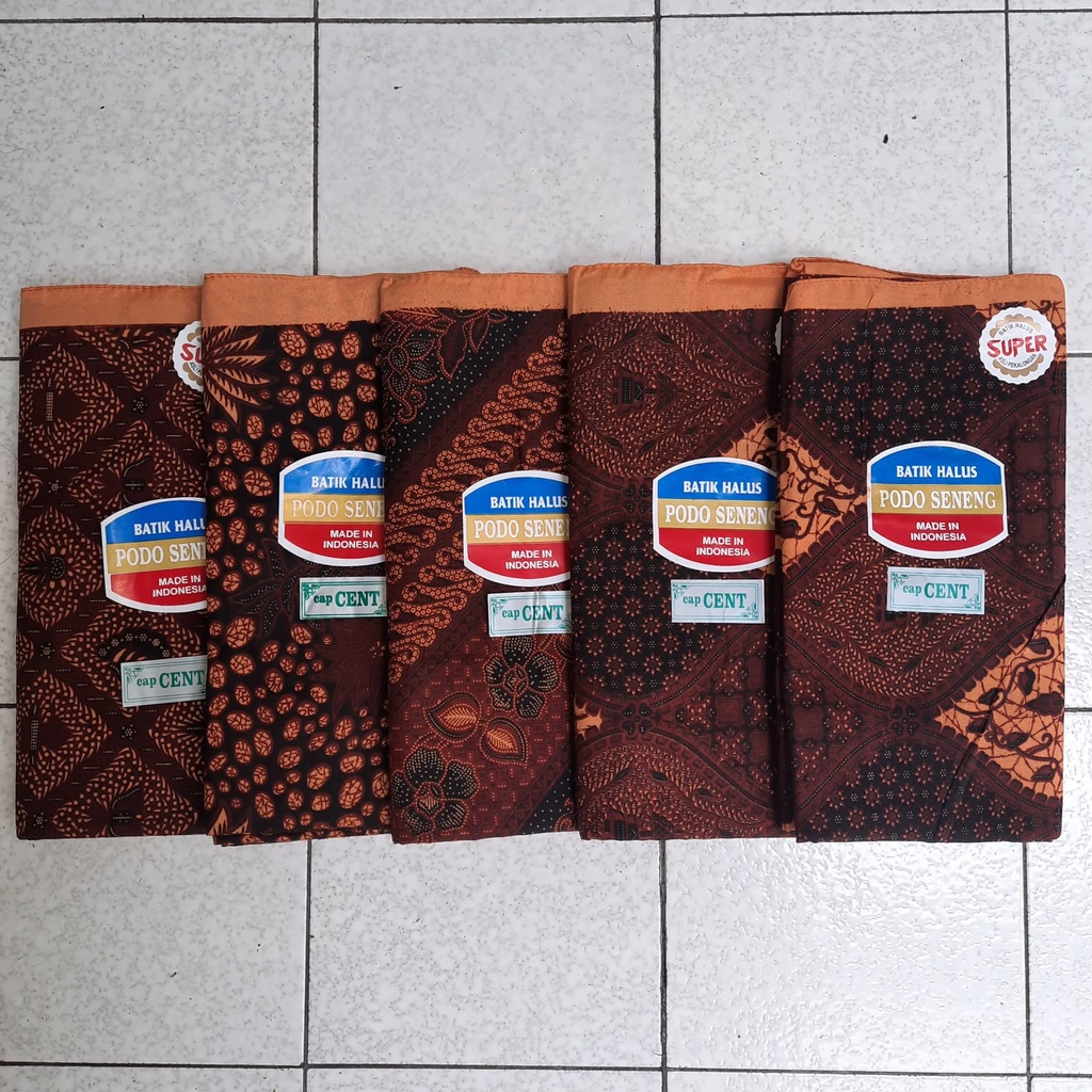 Podo Seneng Batik Halus Kain Selendang Jarik Samping Kebat