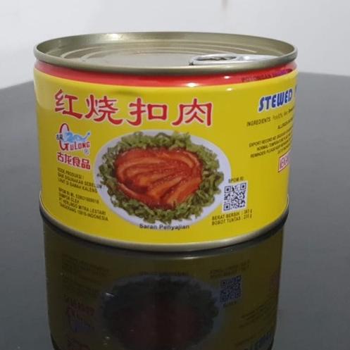 

✻ Gulong Stewed Pork Slice 383 gr Kaleng Daging Babi Samcan ✩