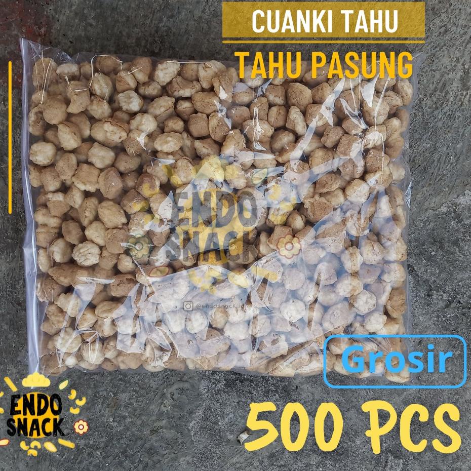 

>XG34448< 500Pcs Tahu Cuanki Siomay Tahu Pelengkap Baso Aci, Seblak, dan Cuanki