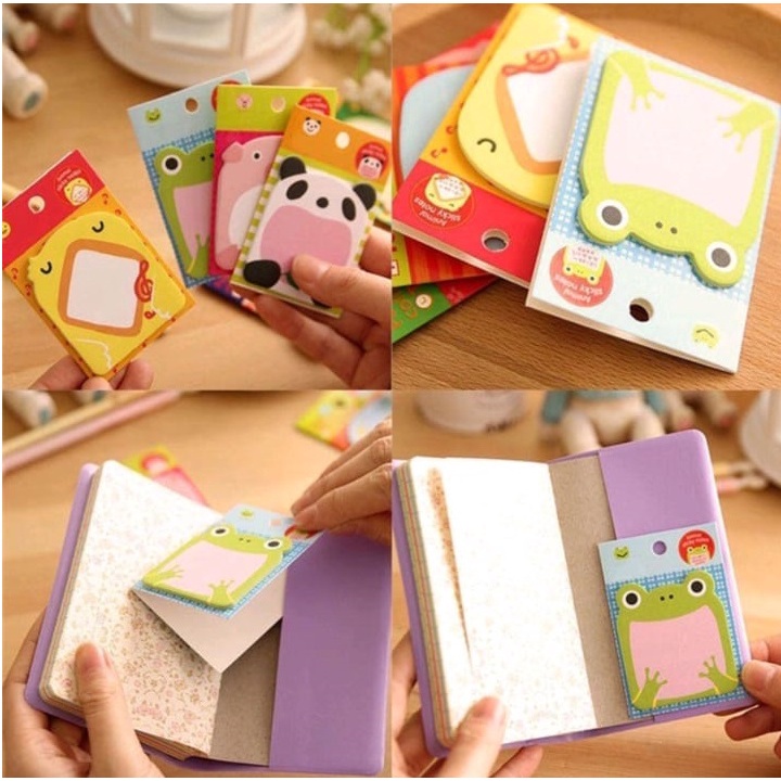 

Sticky Note / Memo Pad /Note Motif Binatang / Kertas Catatan