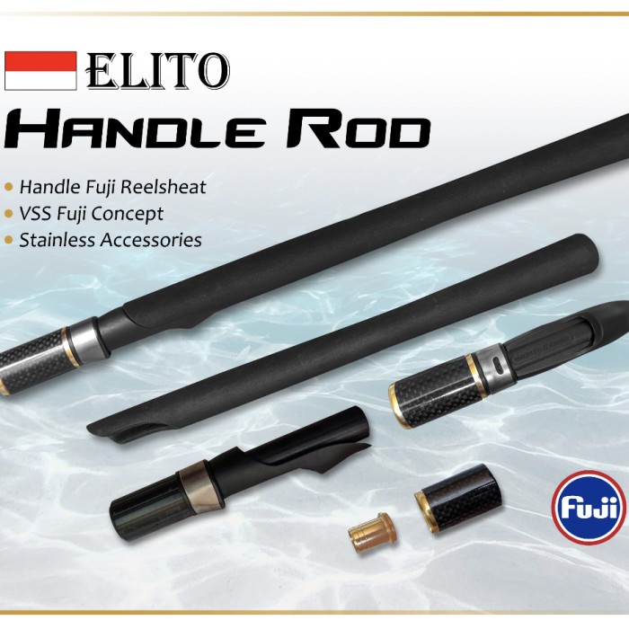 reelseat busa joran set eva vss elito fuji handel rod
