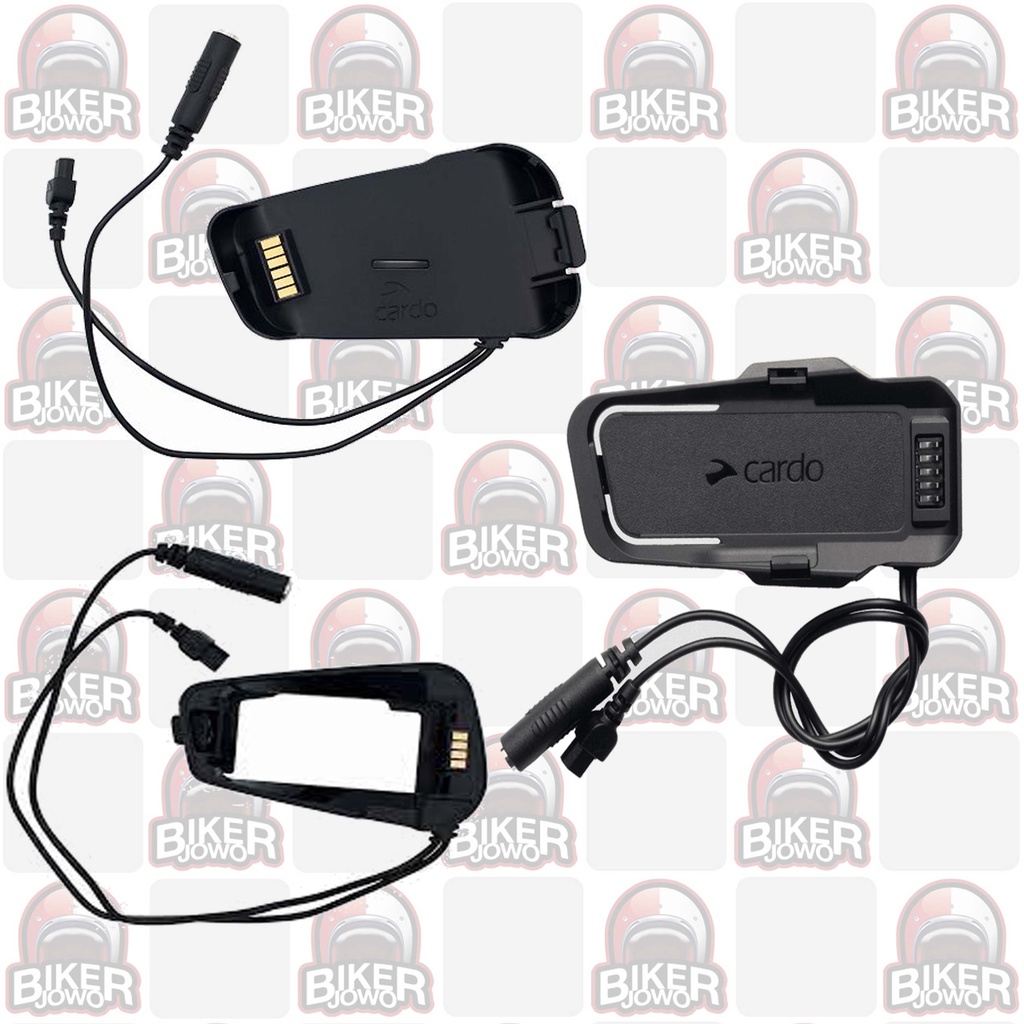 Baseplate Cradle Cardo Clamp Jepit Tempel Cardo Cradle Packtalk Bold Black Edge - Freecom 1 2 4+ 2X 